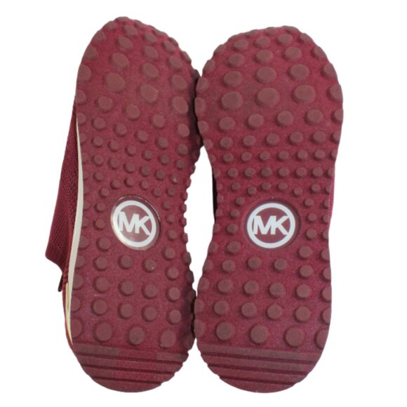 Michael Kors Bodie Maroon Slip-On Wedge Trainer Style, Size 9 - Picture 9 of 9